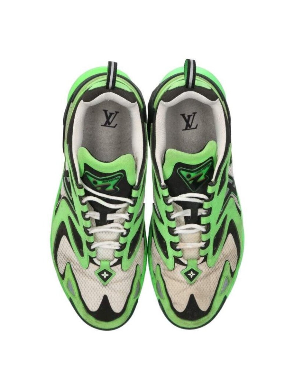 Louis Vuitton Tatic Line Side Logo Low Cut Sneakers 9.5 - Picture 4 of 5
